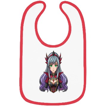 Discover Green Eyes Gothic Anime Girl Bibs