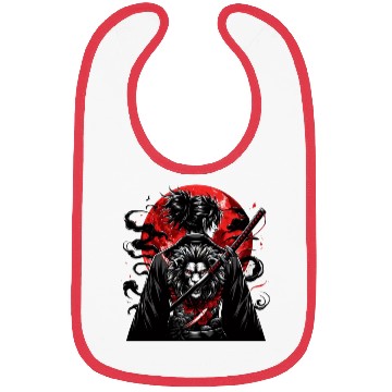 Discover Lion Samurai Bibs