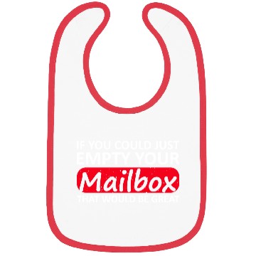 Discover Mail Carrier Mailman Funny Postal Bibs