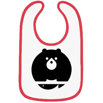 Discover Cute panda in black Bibs
