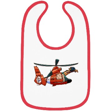 Discover US Coast Guard Giraffe Tyler Bibs
