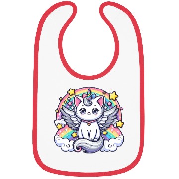 Discover Celestial Charm Unicorn Cat Bibs