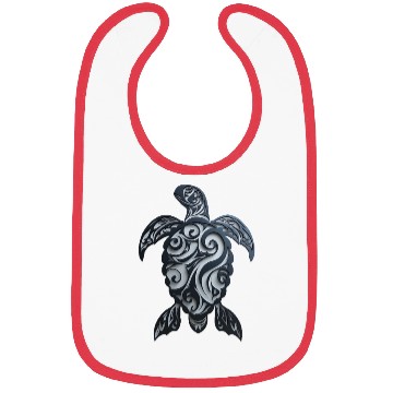 Discover Tribal Sea Turtle Bibs