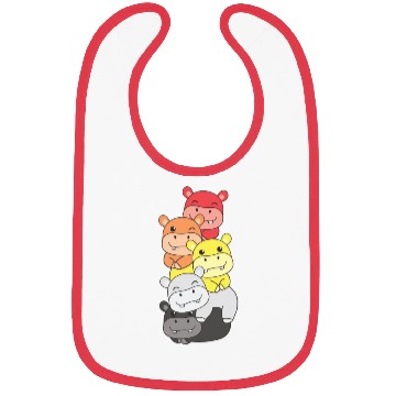 Discover Lithsexual Flag Pride Lgbtq Cute Hippo Bibs