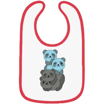 Discover Car Flag Pride Lgbtq Cute Panda Bibs