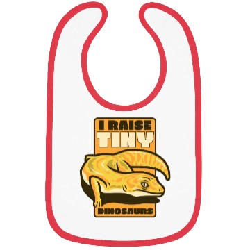 Discover I Raise Tiny Dinosaurs Gekkota Crested Lizard Bibs