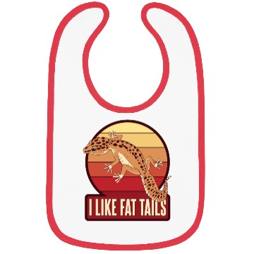 Discover I Like Fat Tails Crested Lizard Gekkota Leopard Bibs
