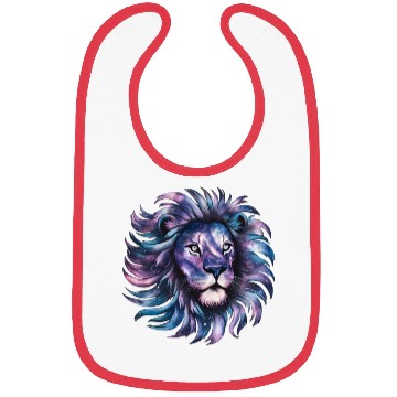 Discover Lion Head Galaxy Style Bibs