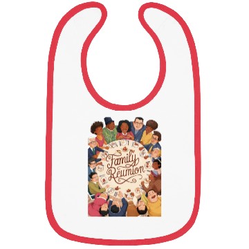 Discover Joyous Family Reunion Feast Bibs