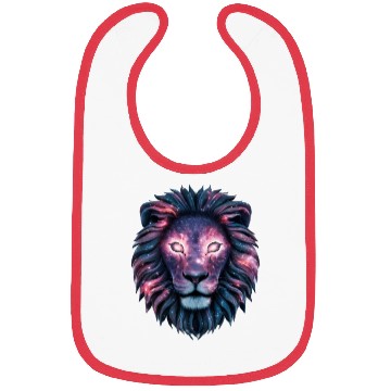 Discover Lion Head with Galaxy Style Bibs
