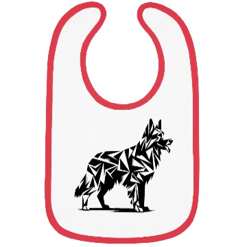 Discover Geometric Shepherd Dog Bibs