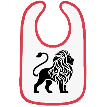 Discover Elegant Tattoo Lion With A Mighty Mane Bibs