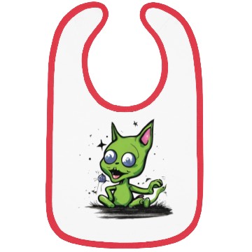 Discover Alien Cat Bibs