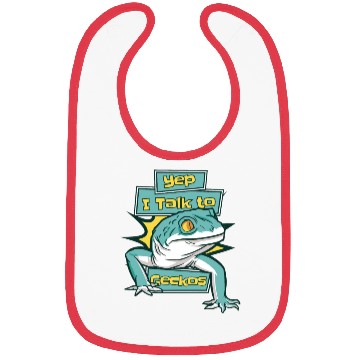 Discover I Talk To Geckos Lizard Gekkota Crested Leopard Bibs