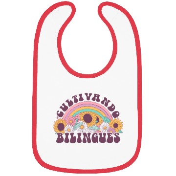 Discover Cultivando Bilingües Spanish Teacher Bibs