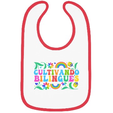 Discover Cultivando Bilingües Spanish Teacher Bibs