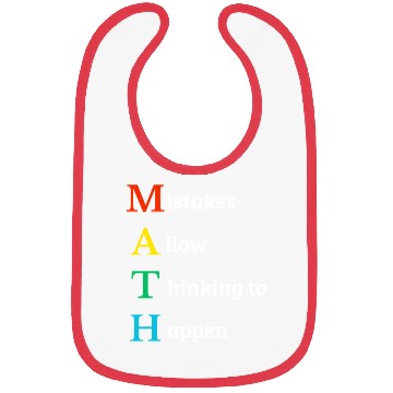Discover Math quote school kid Bibs