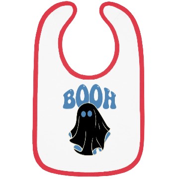 Discover funny Halloween ghost Bibs design