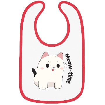 Discover Meowtime Cat Pet Style Bibs