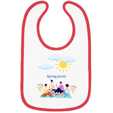 Discover Spring picnic 1 Bibs