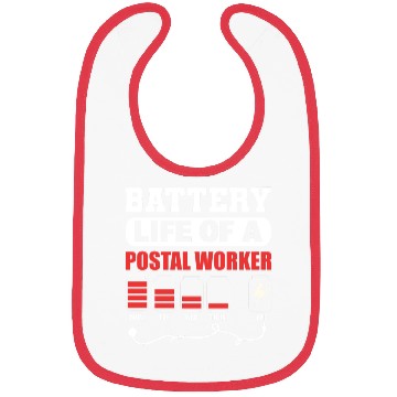 Discover Battery Life Of A Postal Worker Post Office Worker Bibs