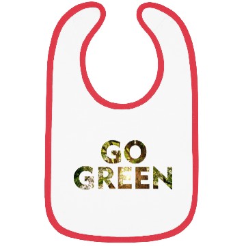 Discover Go Green Design Logo Abstract Bibs