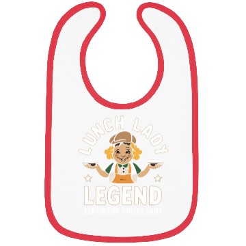 Discover School Lunch Lady School Worker Cafeteria Lady Bibs