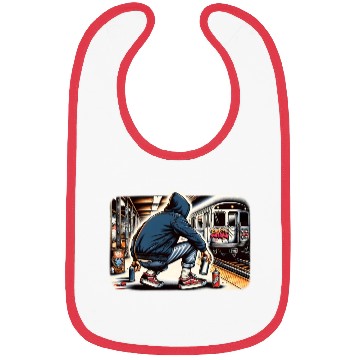 Discover AI Teen in Subway Layup Underground- Masked Border Bibs