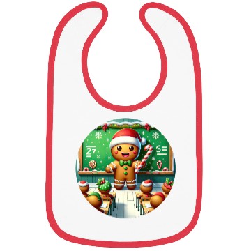 Discover Gingerbread Teach's Yuletide Class Bibs