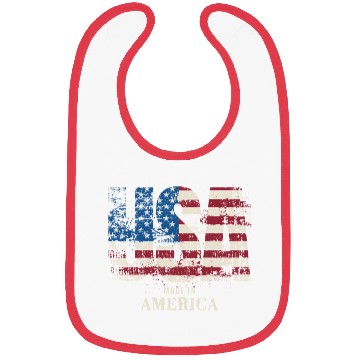Discover USA Made in America Bibs
