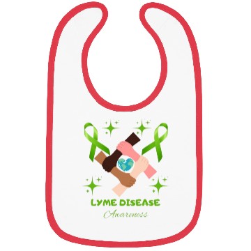 Discover Lime Green Ribbon Lyme Disease Awareness Bibs