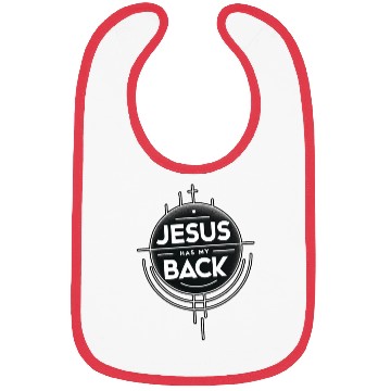 Discover Jesus Has My Back 19 Bibs