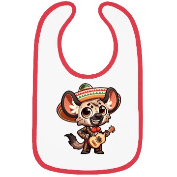 Discover Cinco de Mayo Hyena Giraffe Mariachi Bibs