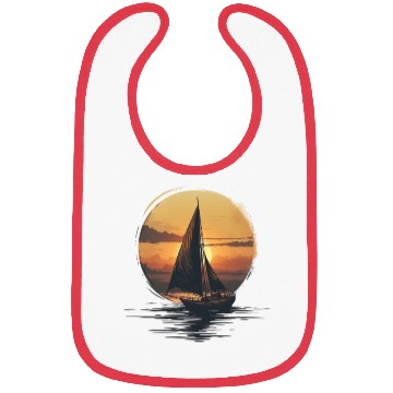 Discover Sailing Into The Sunset Serenity Bibs