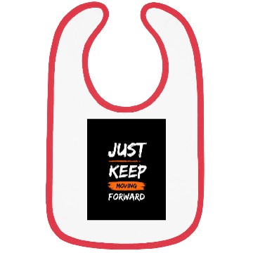 Discover Black Brush Style Inspirational Quote Bibs