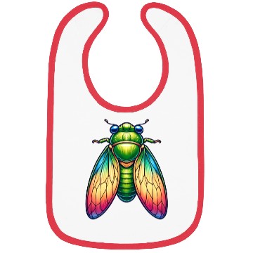 Discover Colorful Cicada Bibs