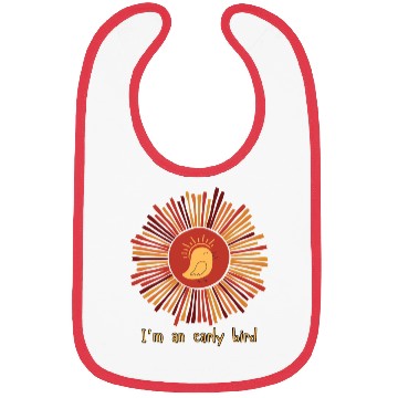 Discover I'm an early bird Bibs