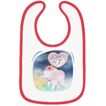 Discover Lovely Elephant And Bird Walking Up Using Balloon Bibs