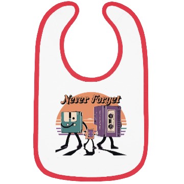 Discover Retro Evolution Of Media Storage-Never Forget Bibs