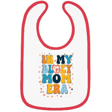 Discover Women in My Mom Era Mama Dog Paw Funny Letter Bibs