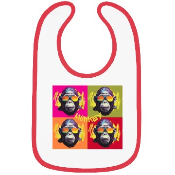 Discover Urban Jungle Beats: The Chic Monke Collection Bibs