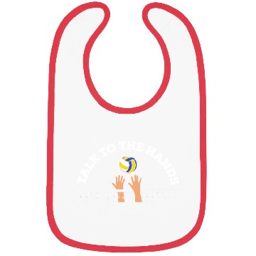 Discover Talk To The Hands Funny Volleyball Player Bibs