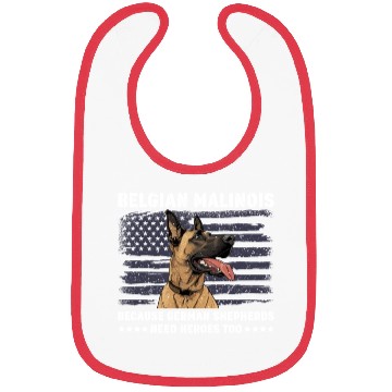 Discover BELGIAN MALINOIS GERMAN SHEPHERDS NEED HEROS TOO Bibs