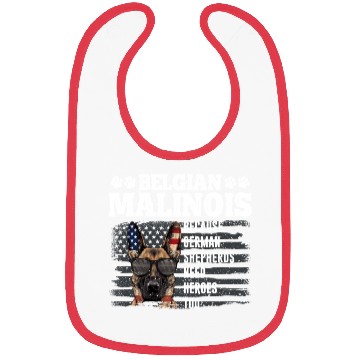 Discover BELGIAN MALINOIS GERMAN SHEPHERDS NEED HEROS TOO Bibs