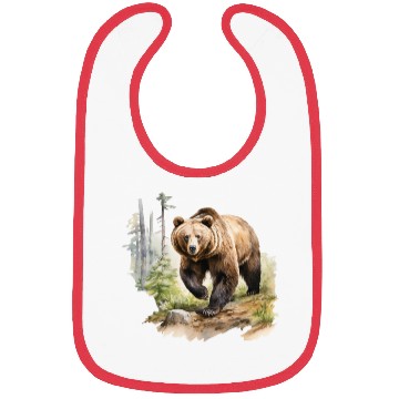 Discover Grizzly Bear in the Wild Bibs