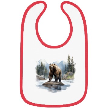 Discover Grizzly Bear in the Wild Bibs