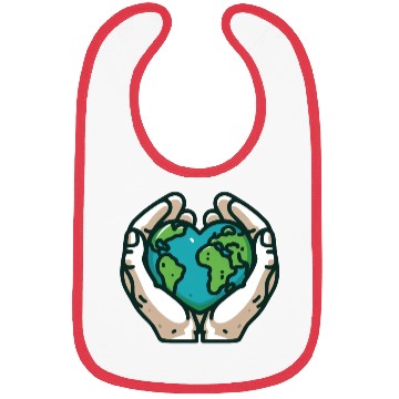 Discover Global Care Hands Embracing Earth Bibs