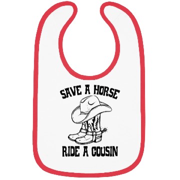 Discover Save A Horse Ride A Cousin All Trash No Trailer Bibs