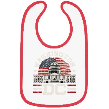 Discover Love Washington DC USA Gift Design Idea Bibs