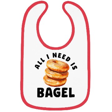 Discover Bagel Lover For Men BreakFast Jewish Food Beigel Bibs